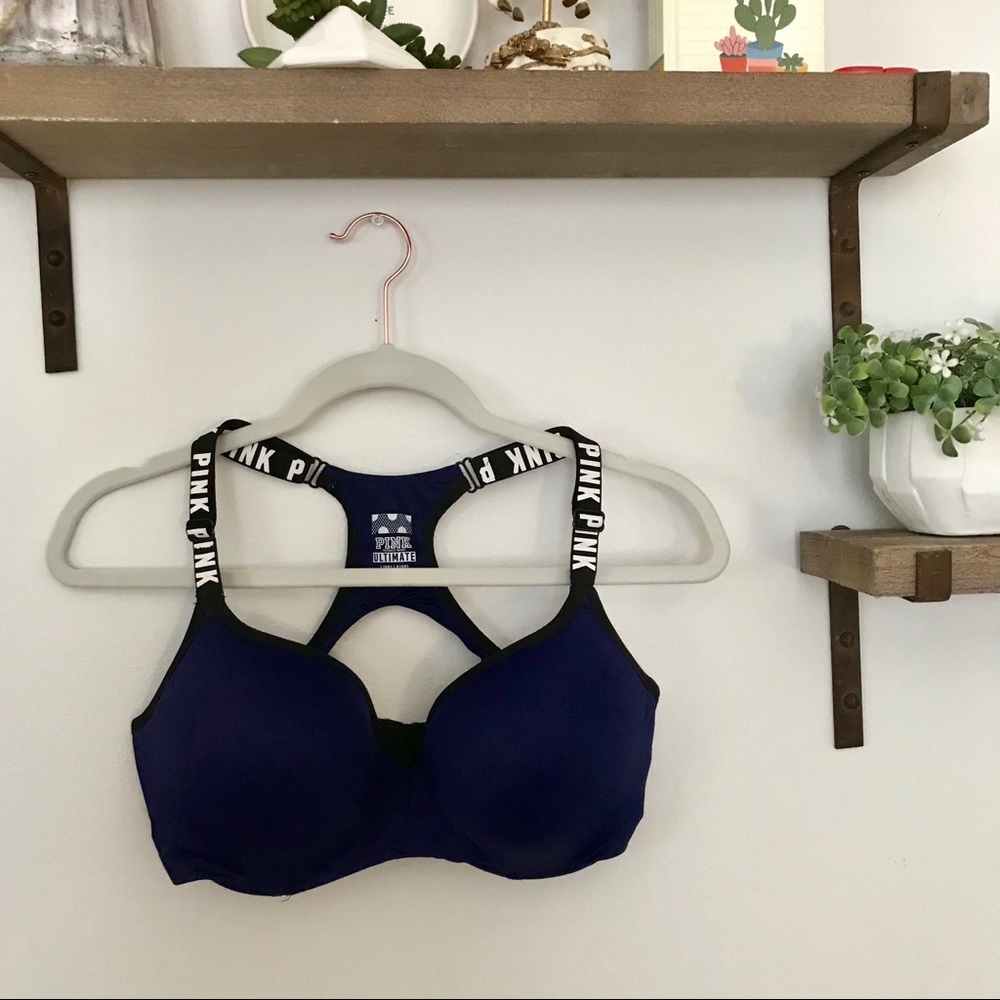 PINK Racerback Push-up Bra